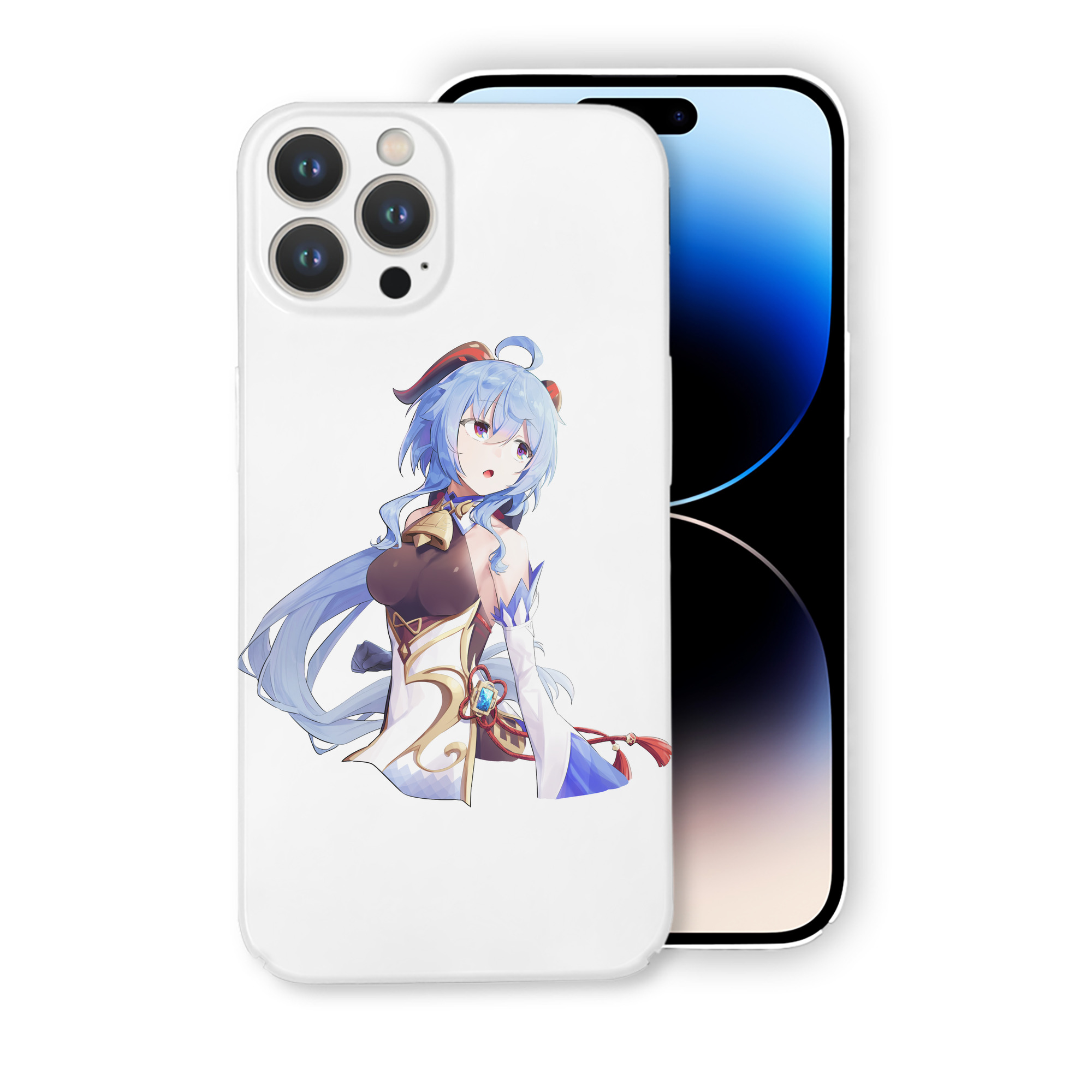 げんし神 甘雨 かんう genshin Ganyu 【iPhone 14シリーズ対応】ハードケース